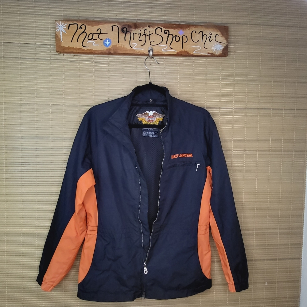 Harley Davidson Nylon Women's Jacket Size Medium.